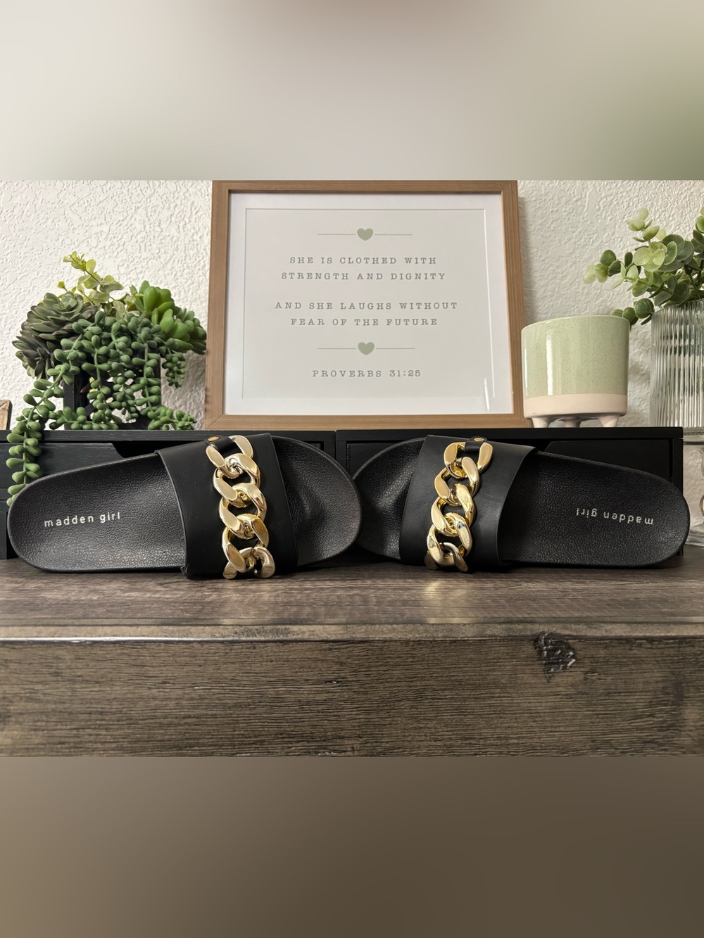 Madden Girl Slide Sandals - Picture 2 of 3
